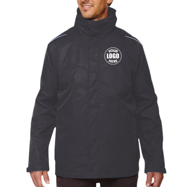 Embroidered - Men's Region 3-in-1 Jacket with Fleece Liner Thumbnail