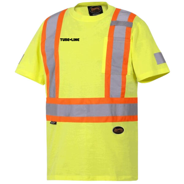 Embroidered - Hi-Vis Cotton Safety T-Shirt Thumbnail